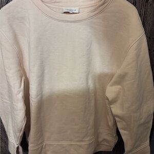 Lafayette 148 New York Cream Crew Neck Sweater